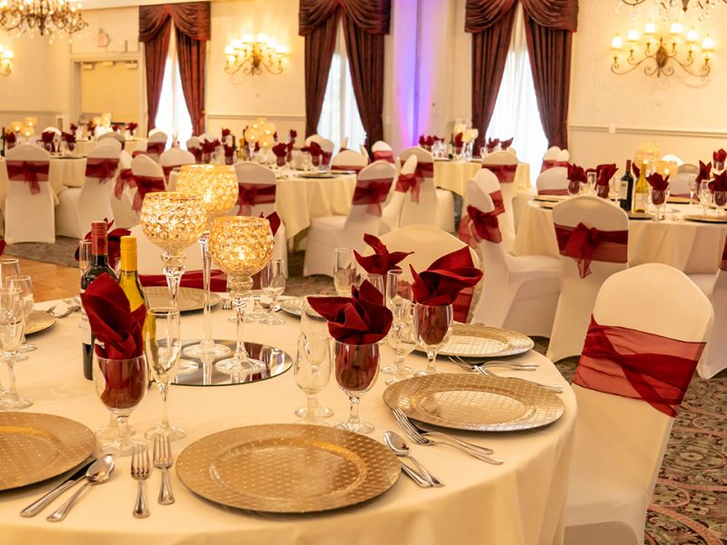 Hotel Piccadilly Regency Ballroom Tables