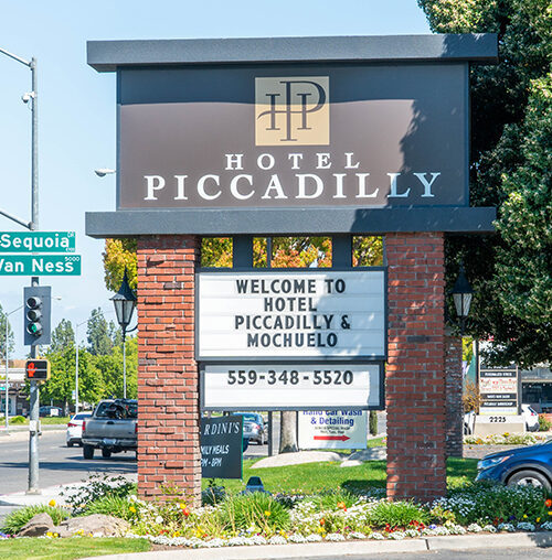 Hotel Piccadilly Outside Sign